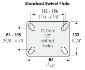 standard swivel plate
