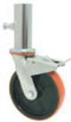200mm PU HUR200/HZTB with fitted scaffold pintle and SWL branding