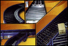 Powered roller conveyors