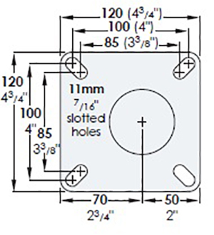 Lift-up floor locks specs diagram
