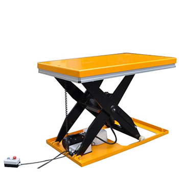 Single scissor lift tables