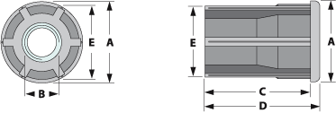 round tube end