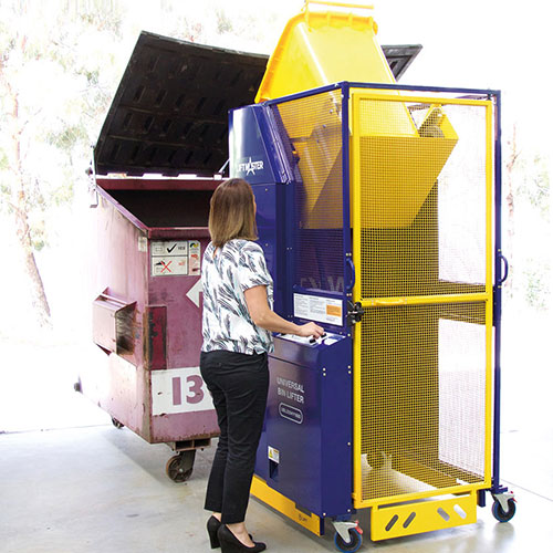 Bin lifter: Universal - Powered