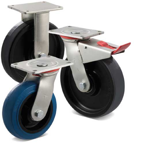 Heavy duty castors