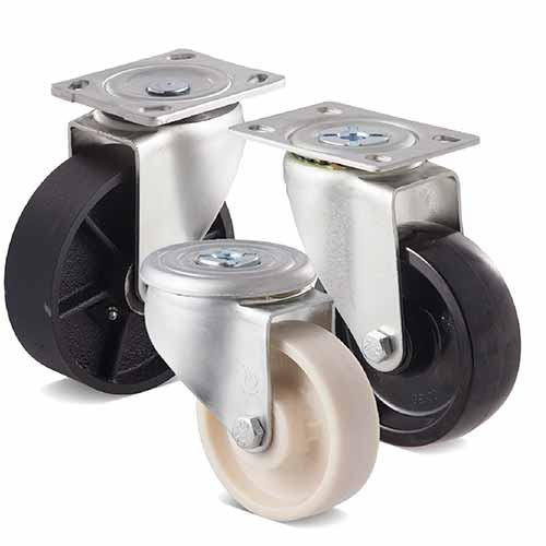 High and low temperature castors