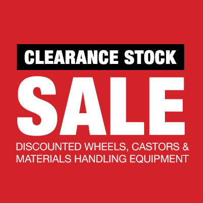 Clearance sale: wheels and castors