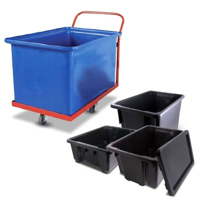 Storage crates and tubs