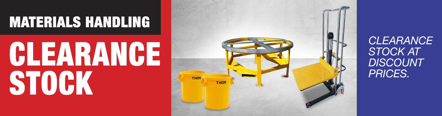 Materials handling clearance sale