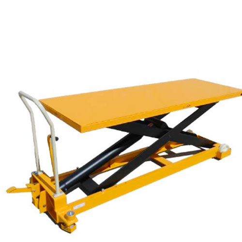 SLM1000XL mobile scissor lift with extra large platform