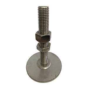 Fixed adjustable leveling screw-in feet