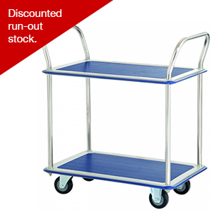 HB220D 2-tiered platform trolley
