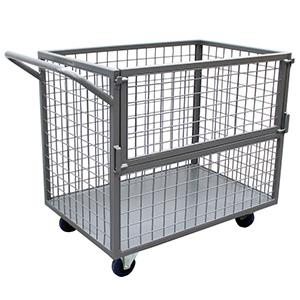 ITC340 Caged Order Picking Trolley powder-coated 340 kg