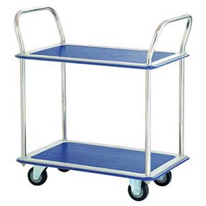 IT370A 2-tiered platform trolley