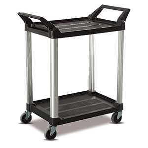 IT135 2-tiered multi-shelf utility cart