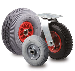 Pneumatic wheels