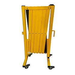 Expandable barrier closed