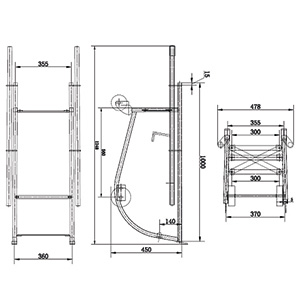Tilting drum diagram