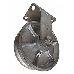 Heavy duty fixed castor