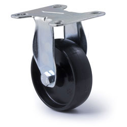 75mm black nylon wheel castor