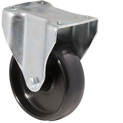 100mm black nylon wheel castor