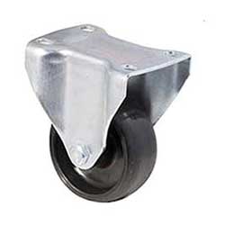 75mm black nylon wheel castor