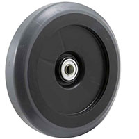 Black rubber wheels group