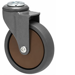 100mm Zen decorative swivel bolt hole castor 100mm Zen decorative swivel bolt hole castor