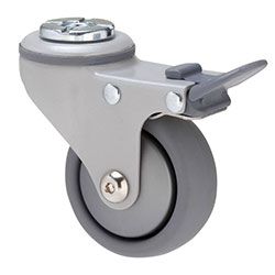 Arc decorative swivel bolt hole castor Arc decorative swivel bolt hole castor