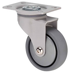 Arc decorative swivel plate castor