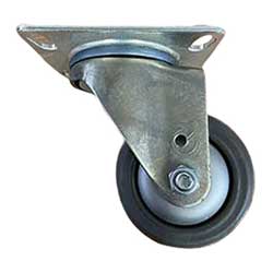 Arc decorative swivel plate castor