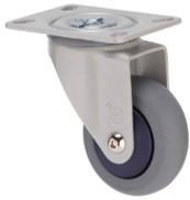 Arc decorative bolt hole swivel castor