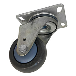 Arc decorative swivel plate castor