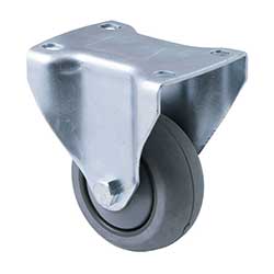SJQ75G-CBFN fixed castor with 75mm diamater wheel