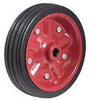Black rubber wheels group
