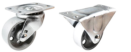 Heavy duty cast iron castors