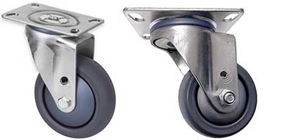 Polyurethane castors